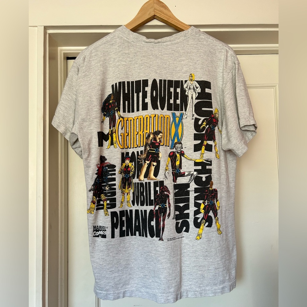 1995 Marvel Comics Generation X Character Shirt